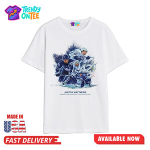 Auston Matthews Toronto Maple Leafs Time Goals Leader Shirt