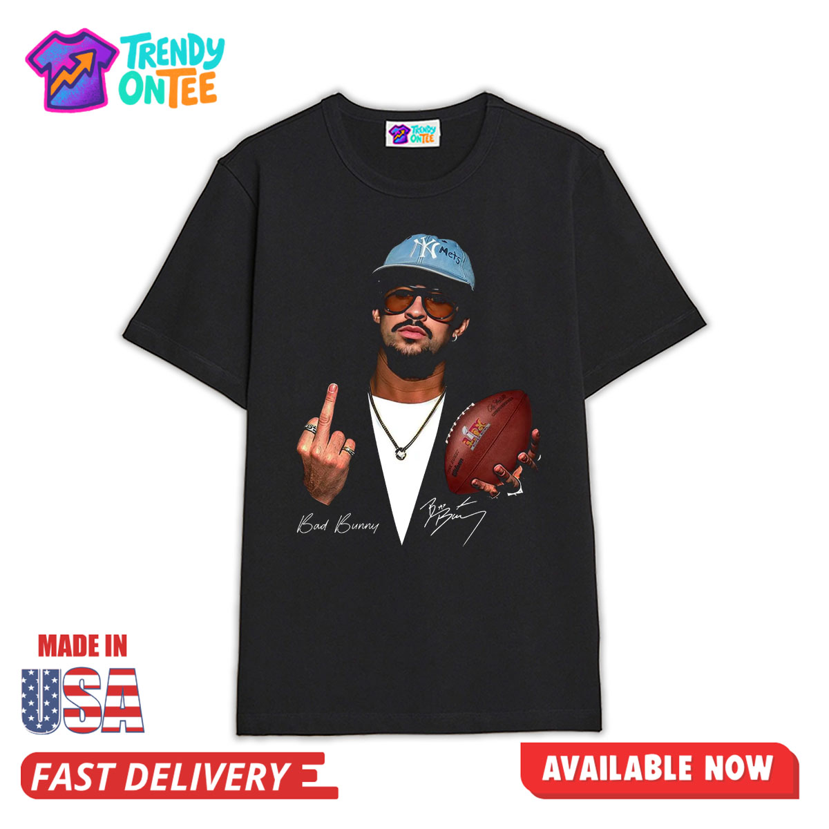 Bad Bunny Super Bowl Middle Finger Shirt Bad Bunny Super Bowl Middle Finger Shirt