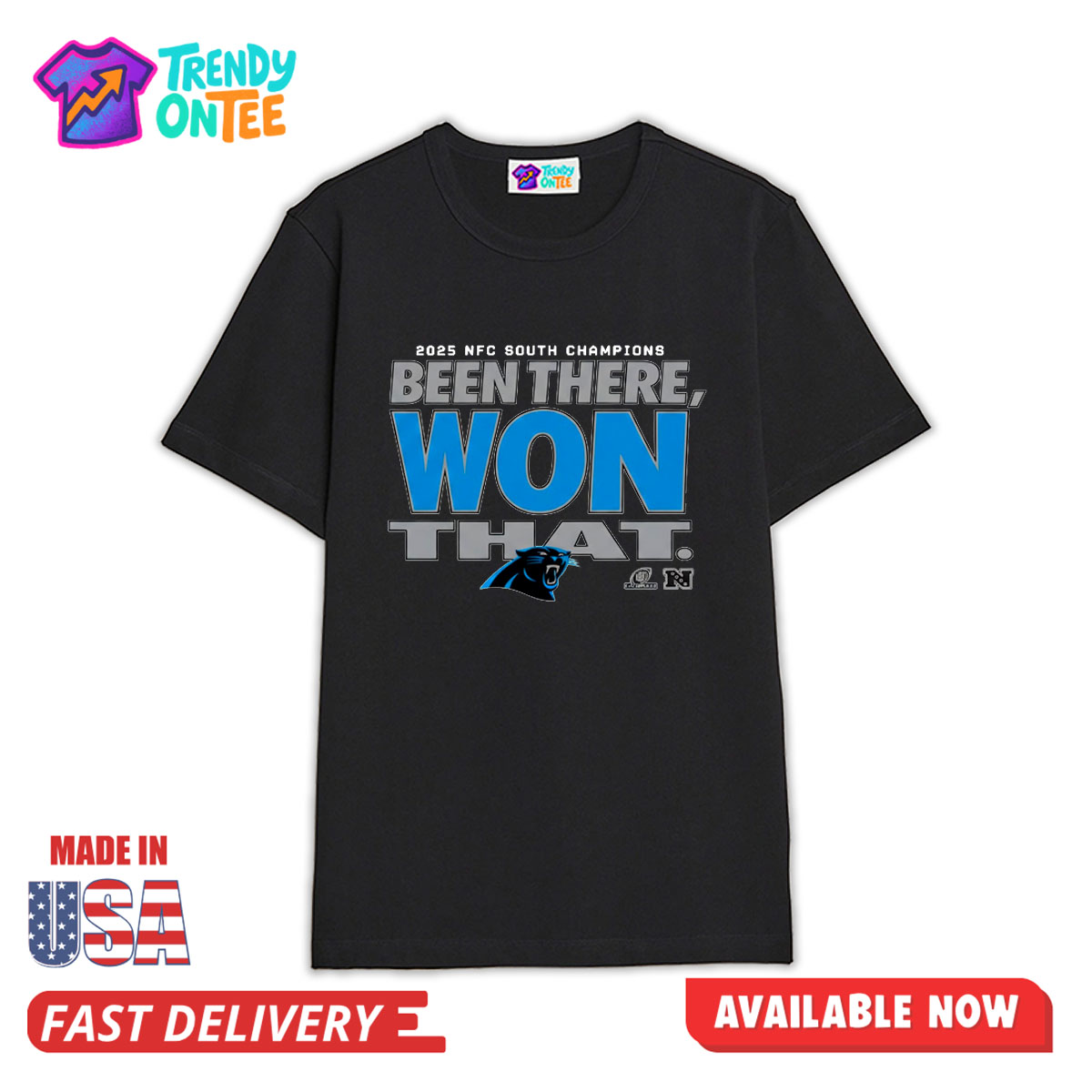 Carolina Panthers NFC South Division Champions Shirt Carolina Panthers NFC South Division Champions Shirt
