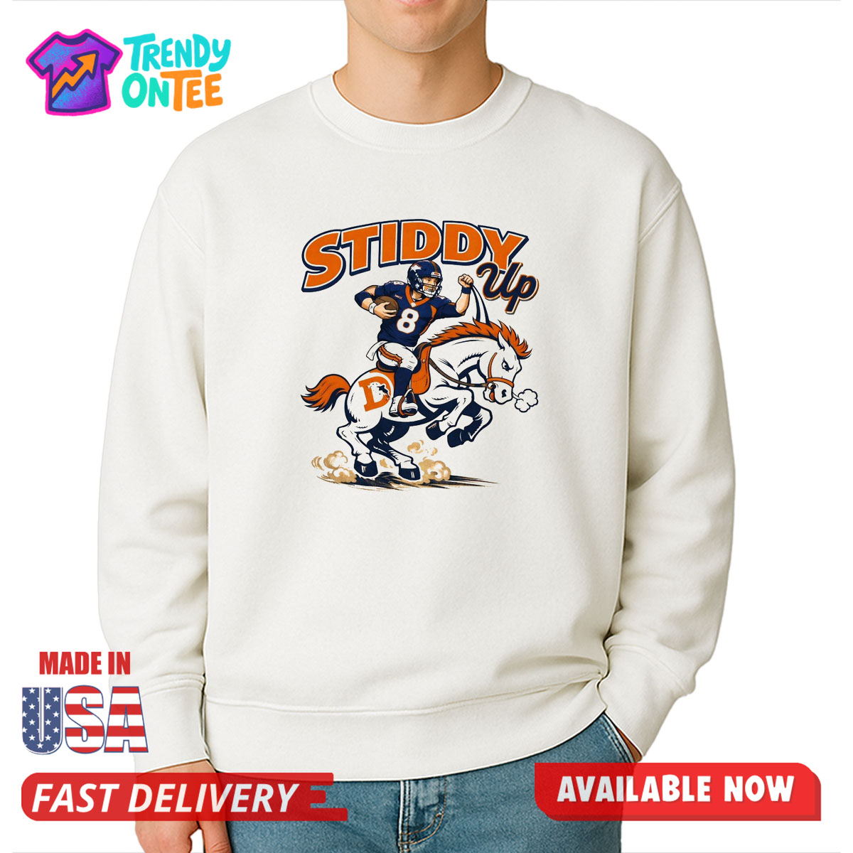 Denver Broncos Jarrett Stidham Stiddy Up Shirt Denver Broncos Jarrett Stidham Stiddy Up Shirt