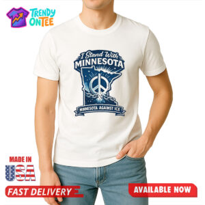I Stand With Minnesota Minnesota Against ICE Shirt