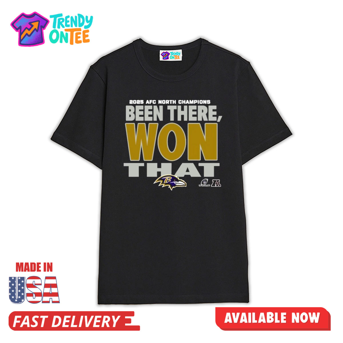 Ravens AFC North Champions Shirt Ravens AFC North Champions Shirt