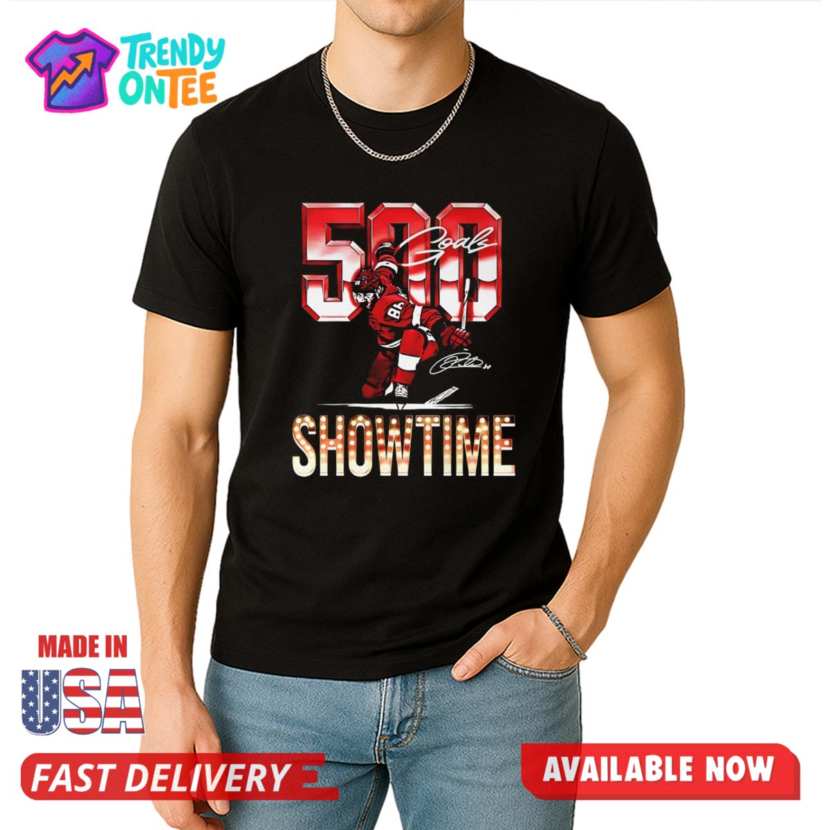 Red Wings Goals Showtime Shirt Red Wings Goals Showtime Shirt
