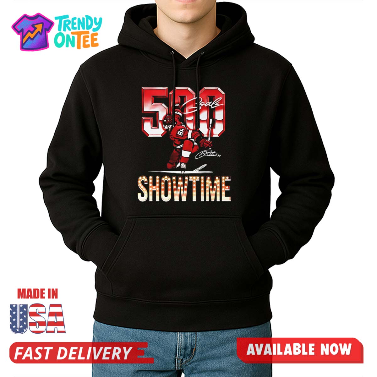 Red Wings Goals Showtime Shirt Red Wings Goals Showtime Shirt