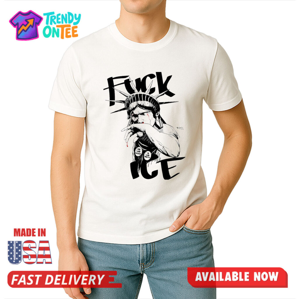 Statue of Liberty Fuck ICE Shirt