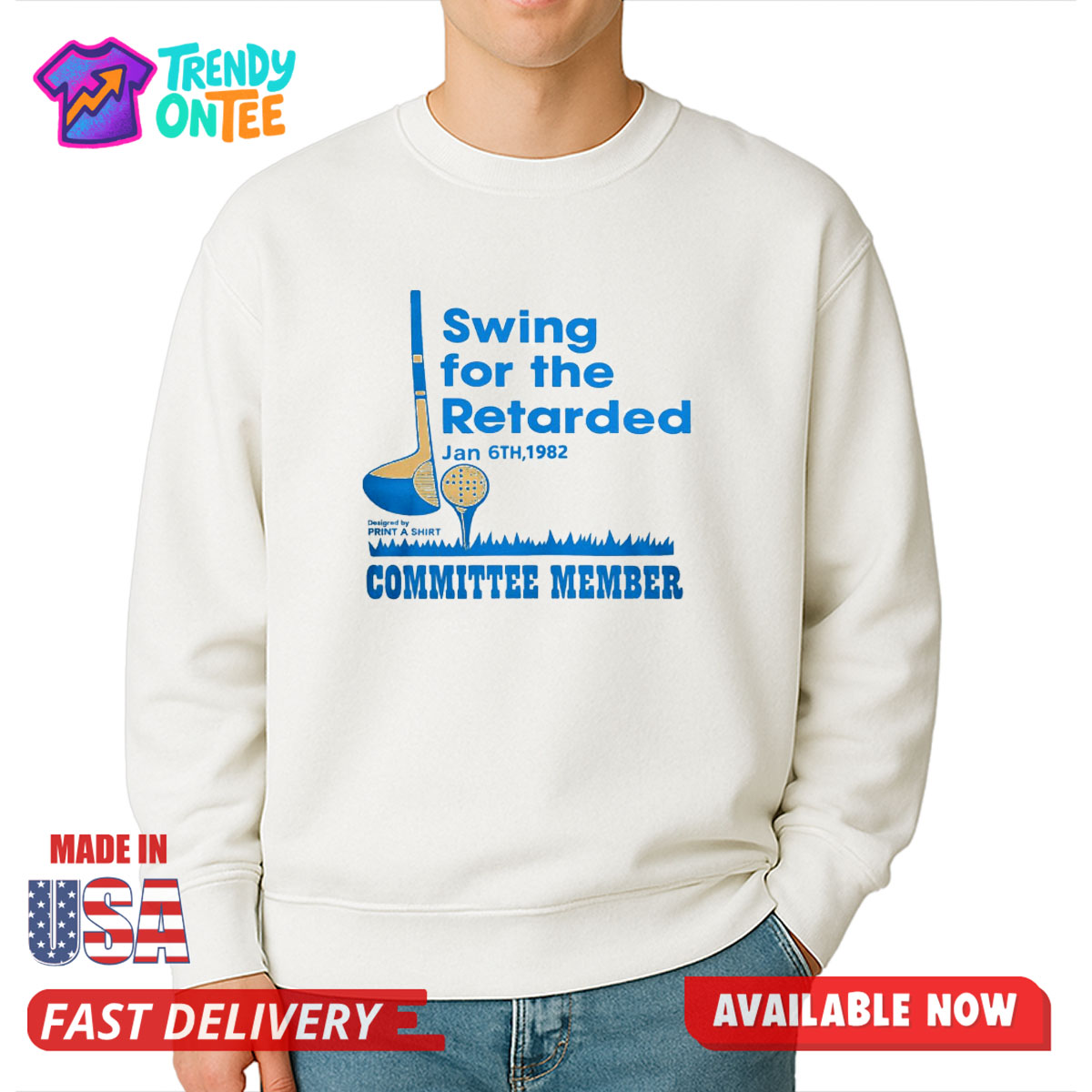 Swing For The Retarded Committee Member Shirt Swing For The Retarded Committee Member Shirt