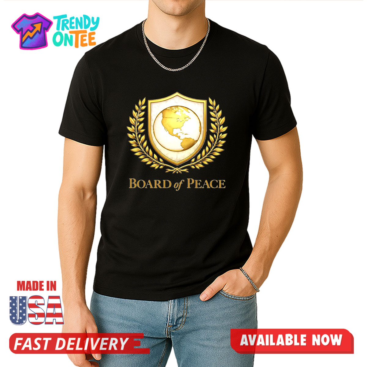 Trump Board Of Peace Logo Shirt Trump Board Of Peace Logo Shirt