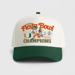 Vrbo Fiesta Bowl Miami Hurricanes Champions Hat