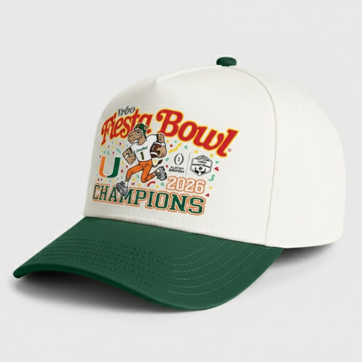 Vrbo Fiesta Bowl Miami Hurricanes Champions Hat Vrbo Fiesta Bowl Miami Hurricanes Champions Hat