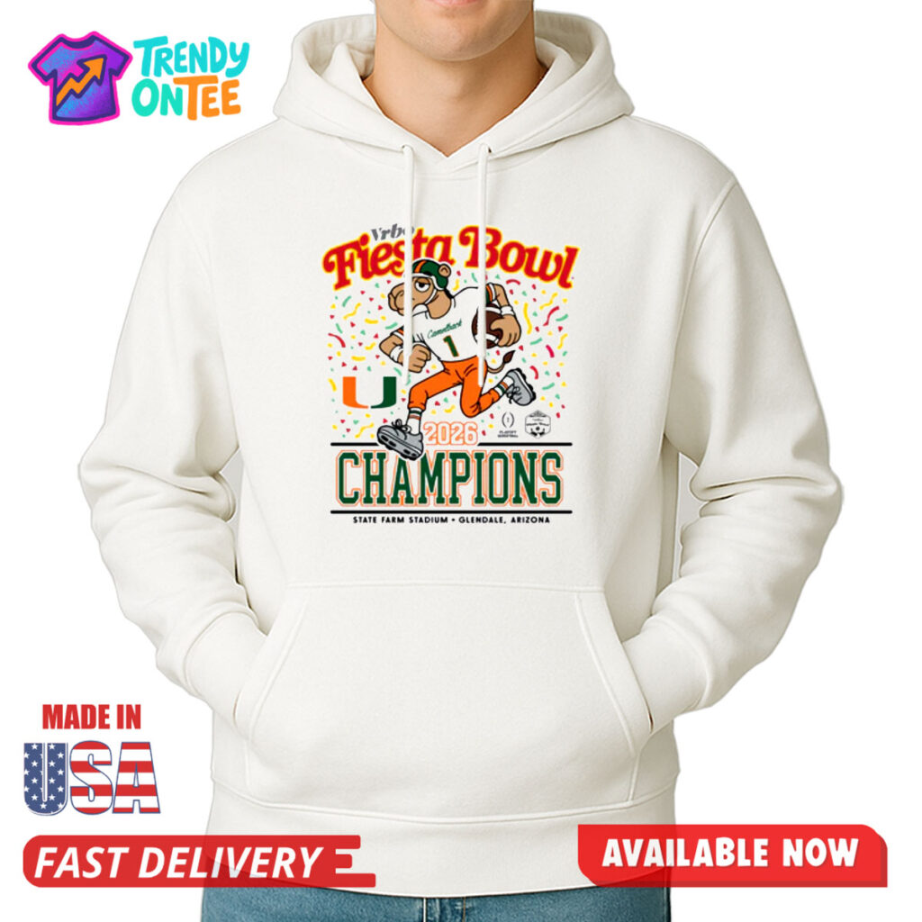 Vrbo Fiesta Bowl Miami Hurricanes Champions Shirt