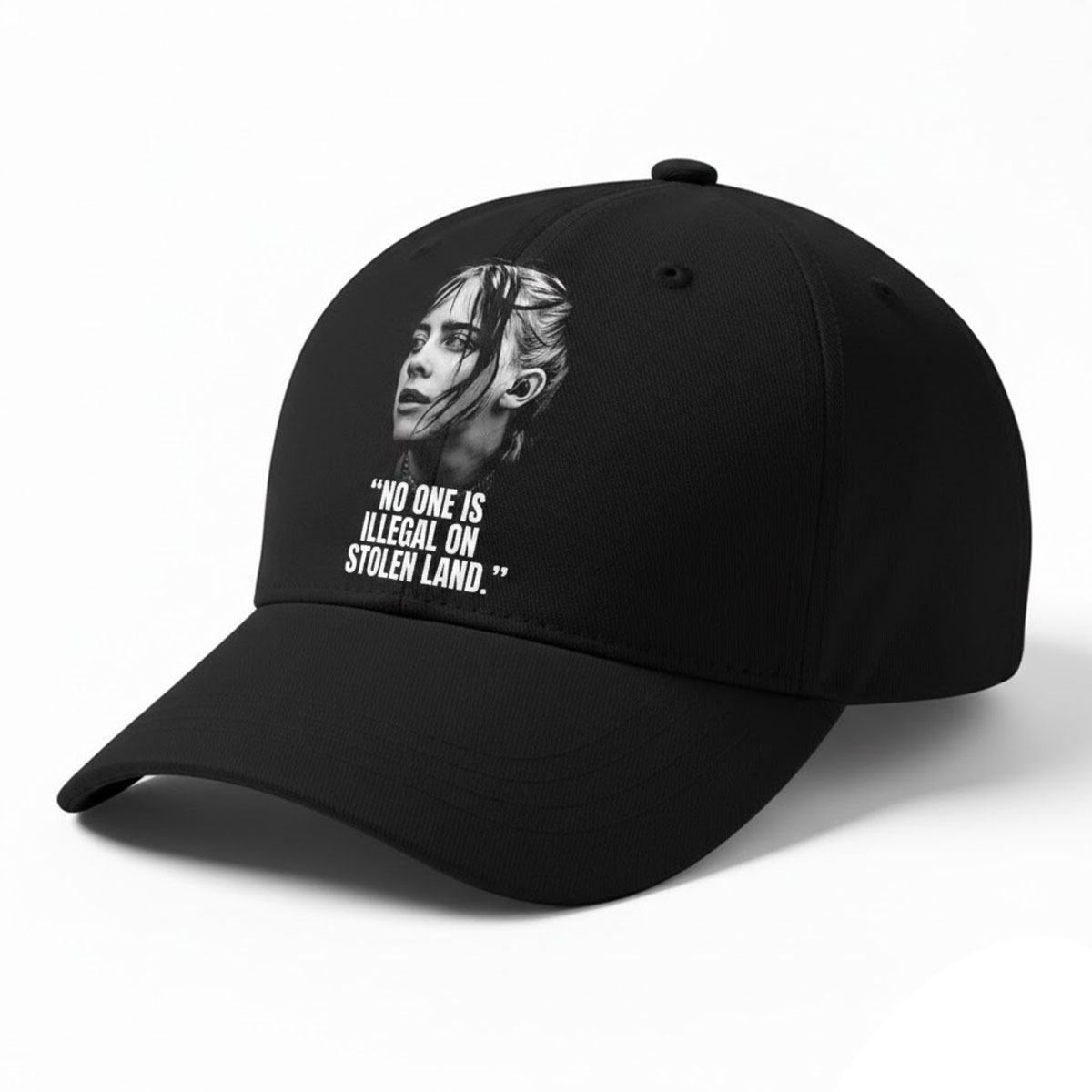 Billie Eilish No One Is Illegal On Stolen Land Hat Billie Eilish No One Is Illegal On Stolen Land Hat