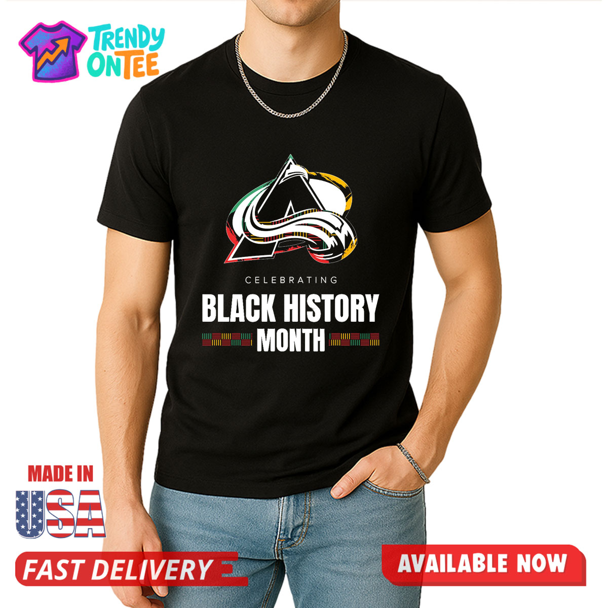 Colorado Avalanche Celebrating Black History Month Shirt Colorado Avalanche Celebrating Black History Month Shirt