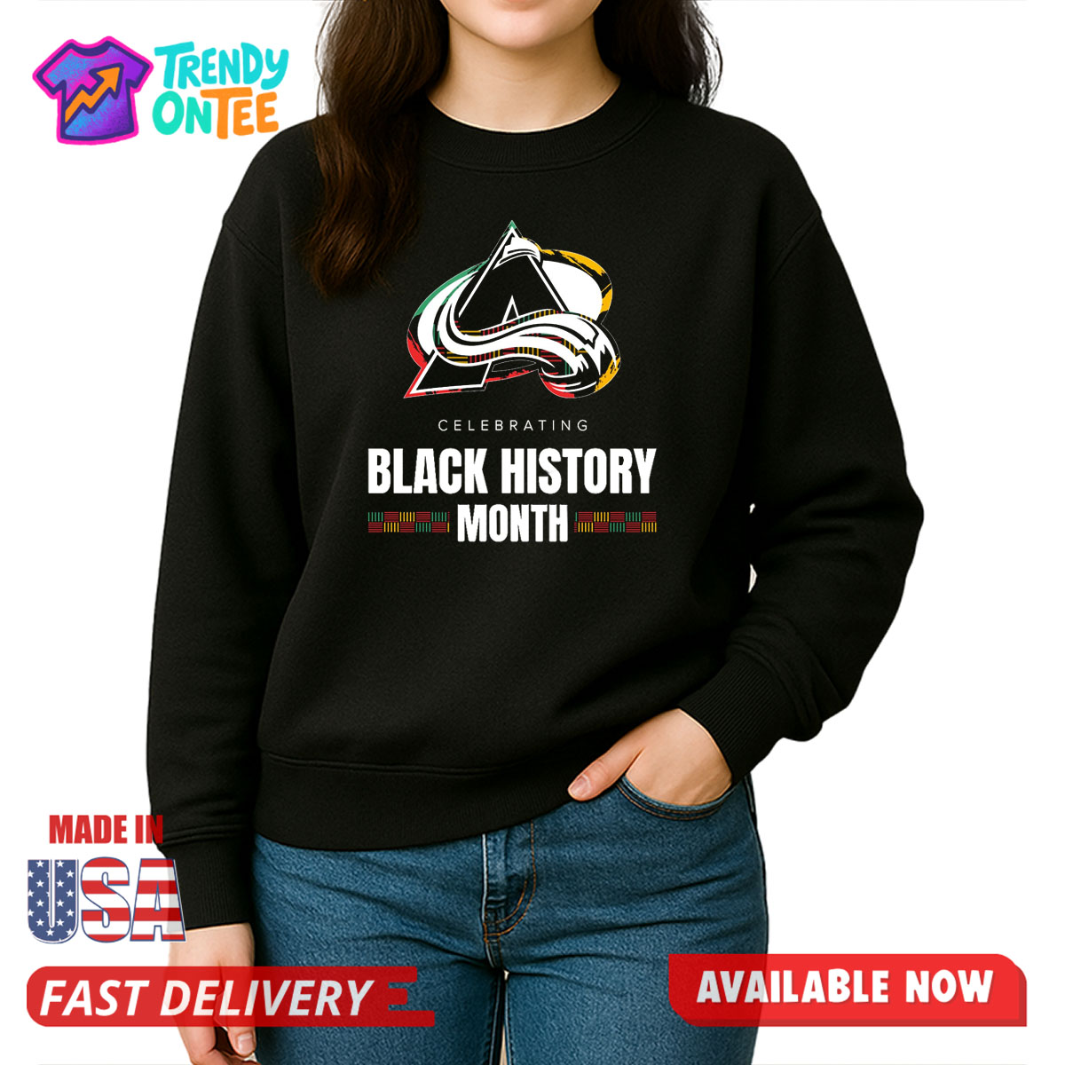 Colorado Avalanche Celebrating Black History Month Shirt Colorado Avalanche Celebrating Black History Month Shirt
