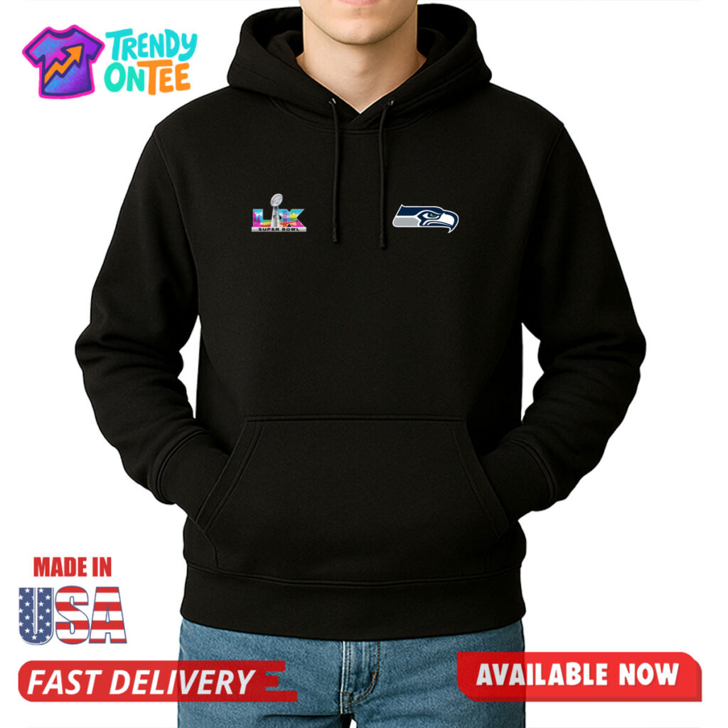 Seahawks Super Bowl LX Hoodie