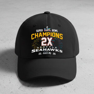 Seattle Seahawks X Super Bowl LX Champions Hat