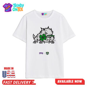 TCU SuperFrog Mascot Four leaf Clover Shirt