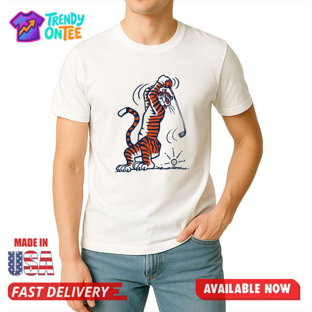 Auburn Men's Golf Swingin Shirt