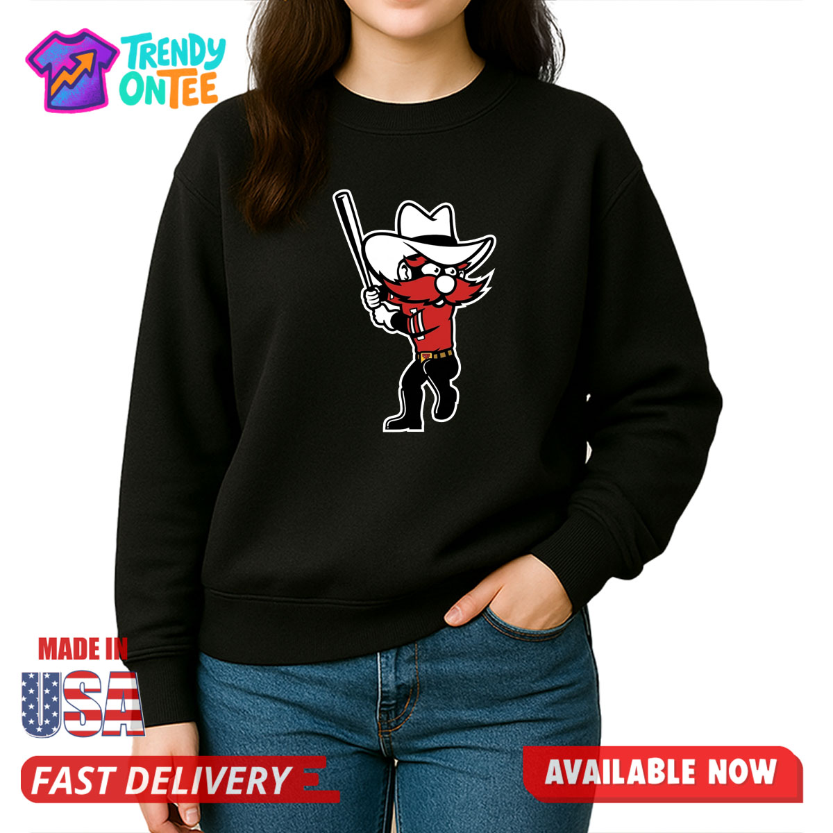 Raider Red Baseball Logo Shirt Raider Red Baseball Logo Shirt