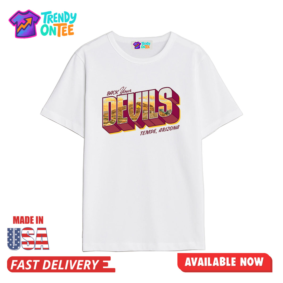 Sun Devil Athletics Back Your Devils Shirt Sun Devil Athletics Back Your Devils Shirt