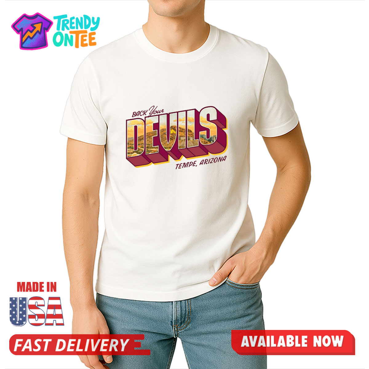 Sun Devil Athletics Back Your Devils Shirt Sun Devil Athletics Back Your Devils Shirt