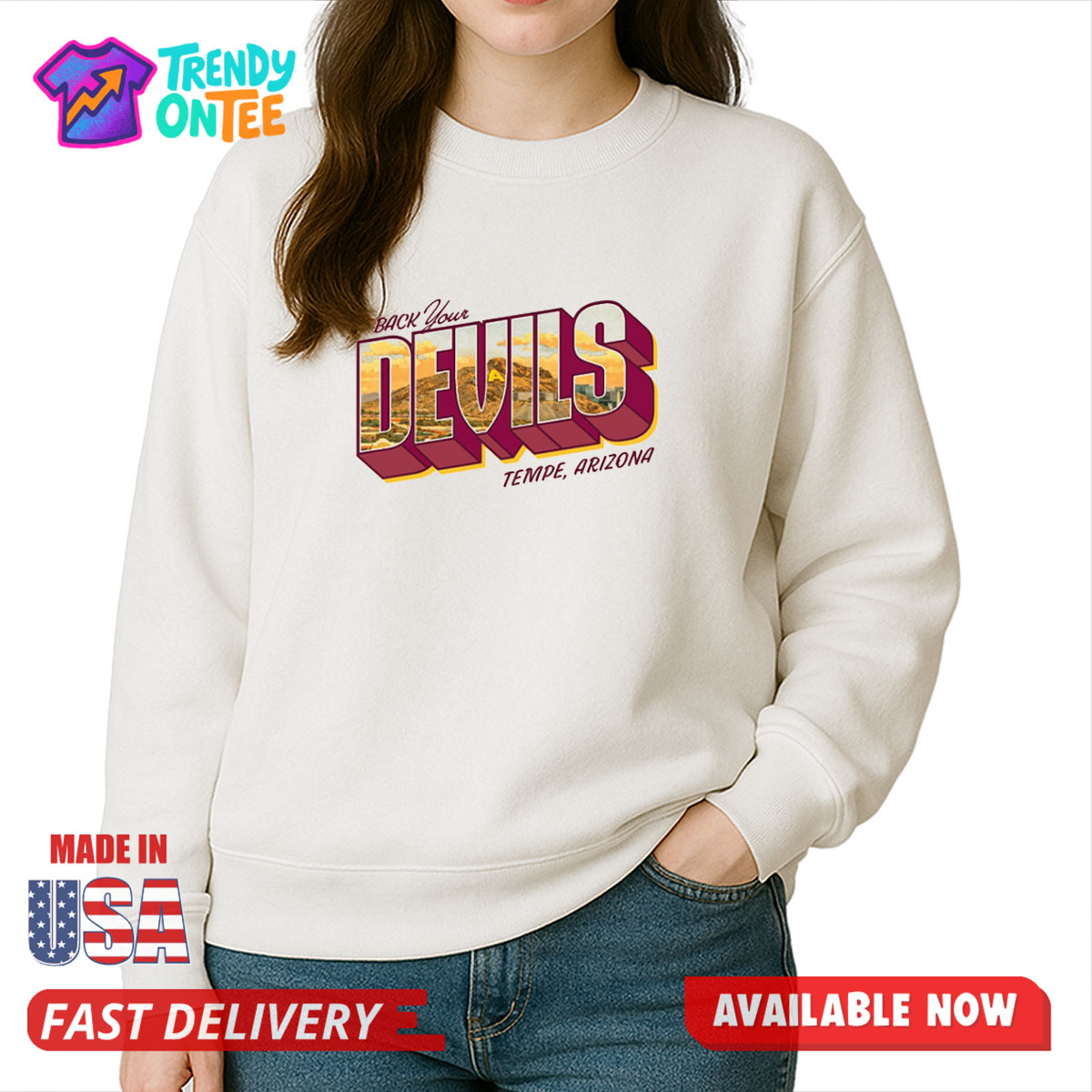 Sun Devil Athletics Back Your Devils Shirt Sun Devil Athletics Back Your Devils Shirt