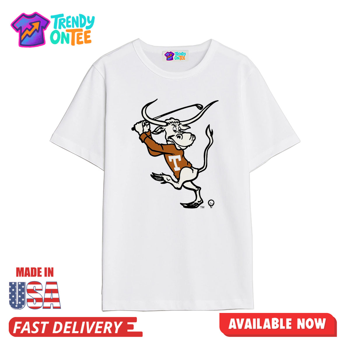 Texas Men's Golf Swingin Shirt Texas Men's Golf Swingin Shirt