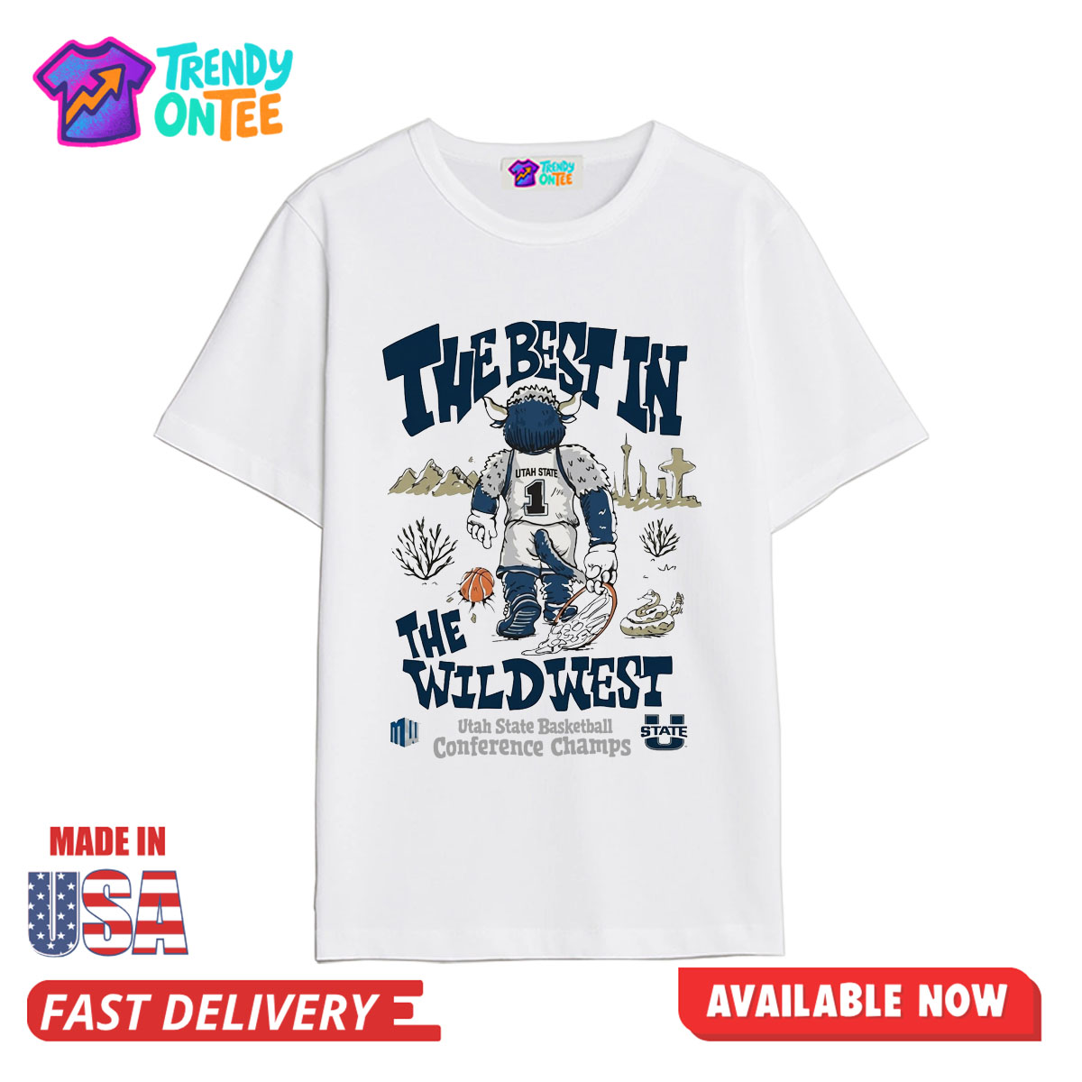 UTAH State The Best In The Wild West Shirt UTAH State The Best In The Wild West Shirt