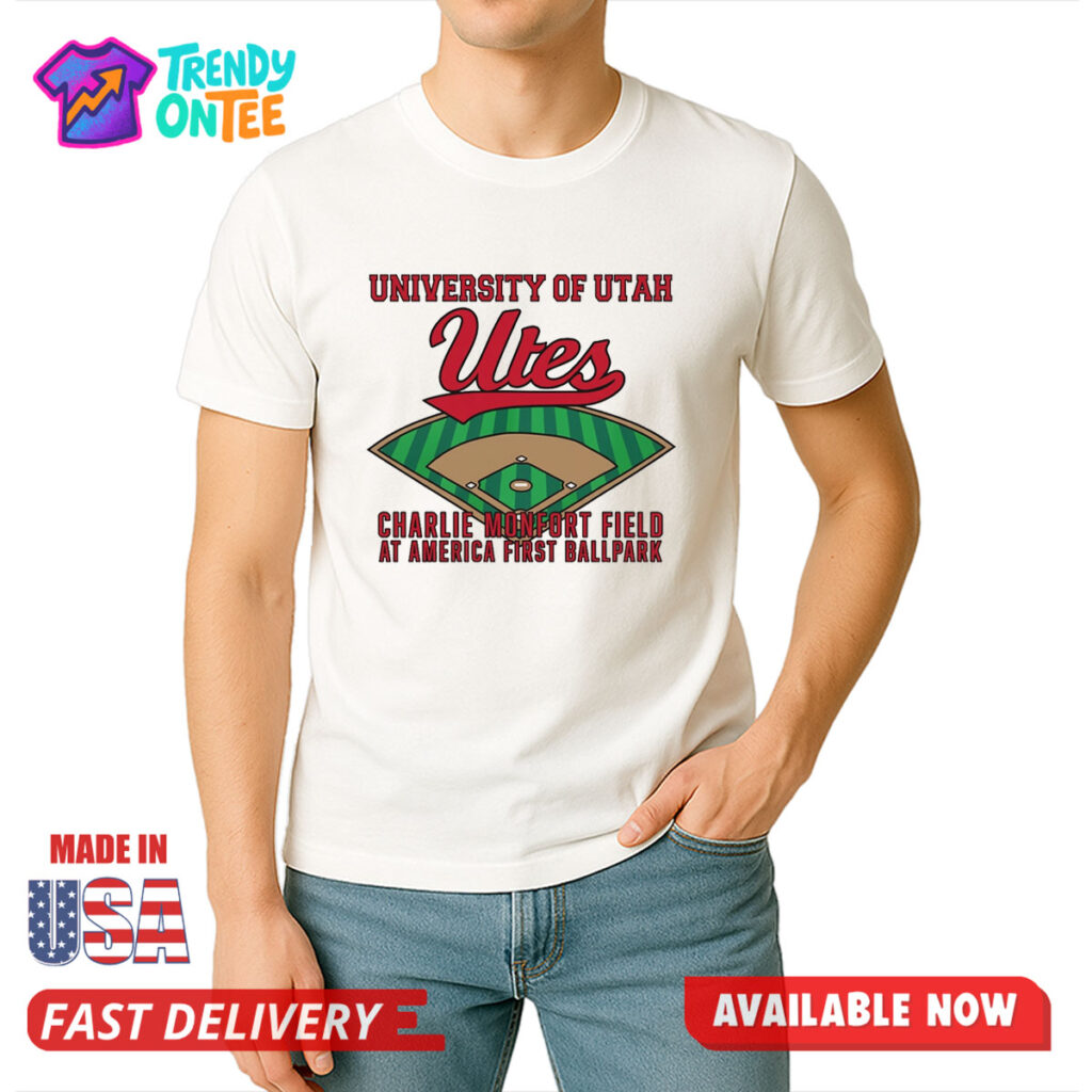 University of Utah Utes Charlie Monfort Field At America First Ballpark Shirt