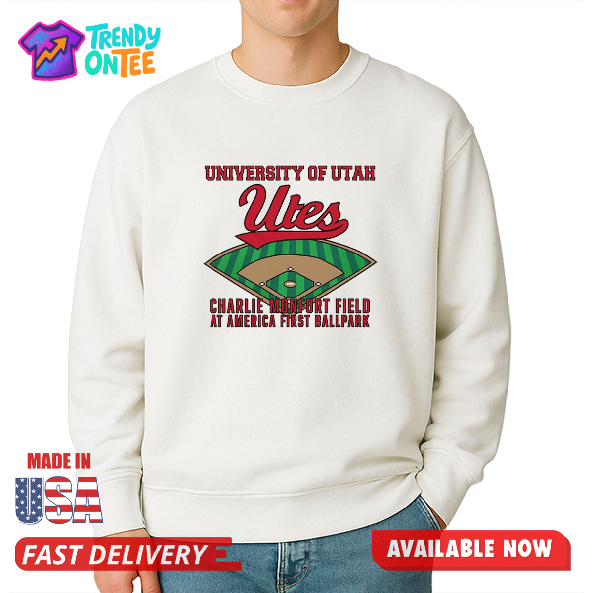 University of Utah Utes Charlie Monfort Field At America First Ballpark Shirt University of Utah Utes Charlie Monfort Field At America First Ballpark Shirt