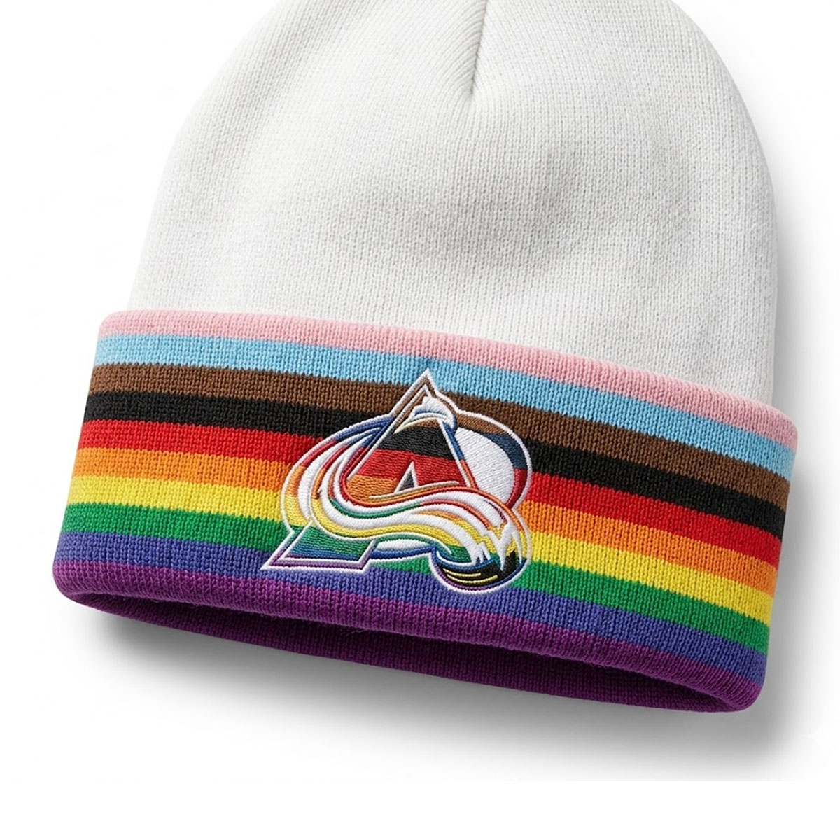 Colorado Avalanche Pride Night Beanie Giveaway Colorado Avalanche Pride Night Beanie Giveaway