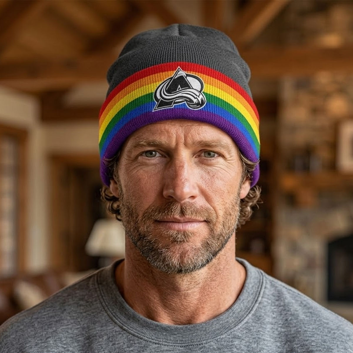 Colorado Avalanche Pride Night Beanie Giveaway Colorado Avalanche Pride Night Beanie Giveaway