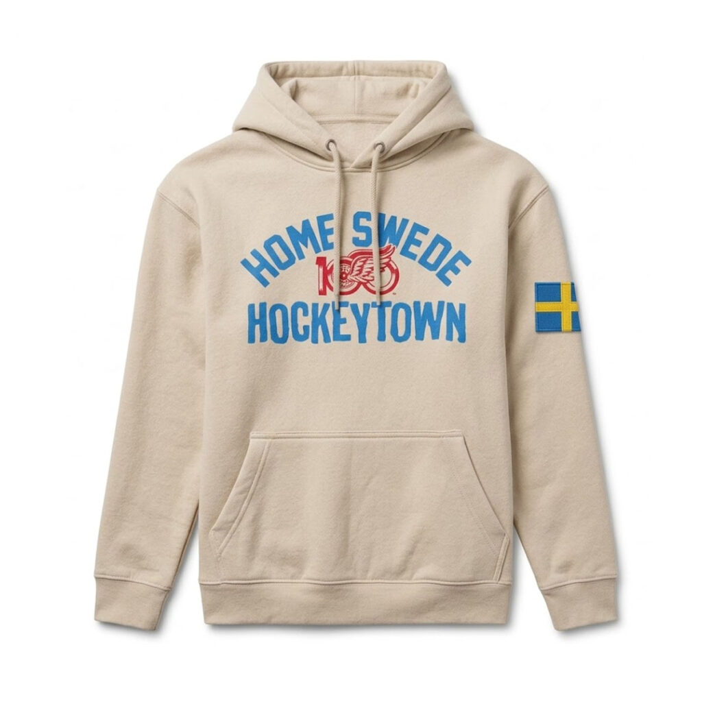 Detroit Red Wings Swedish Heritage Hoodie