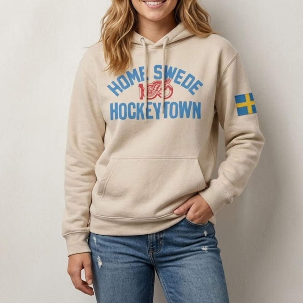 Detroit Red Wings Swedish Heritage Hoodie