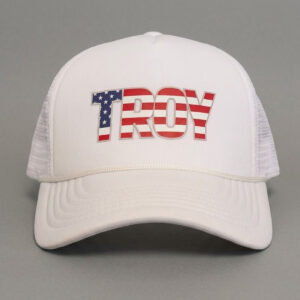 Troy Athletics Patriotic Trucker Hat