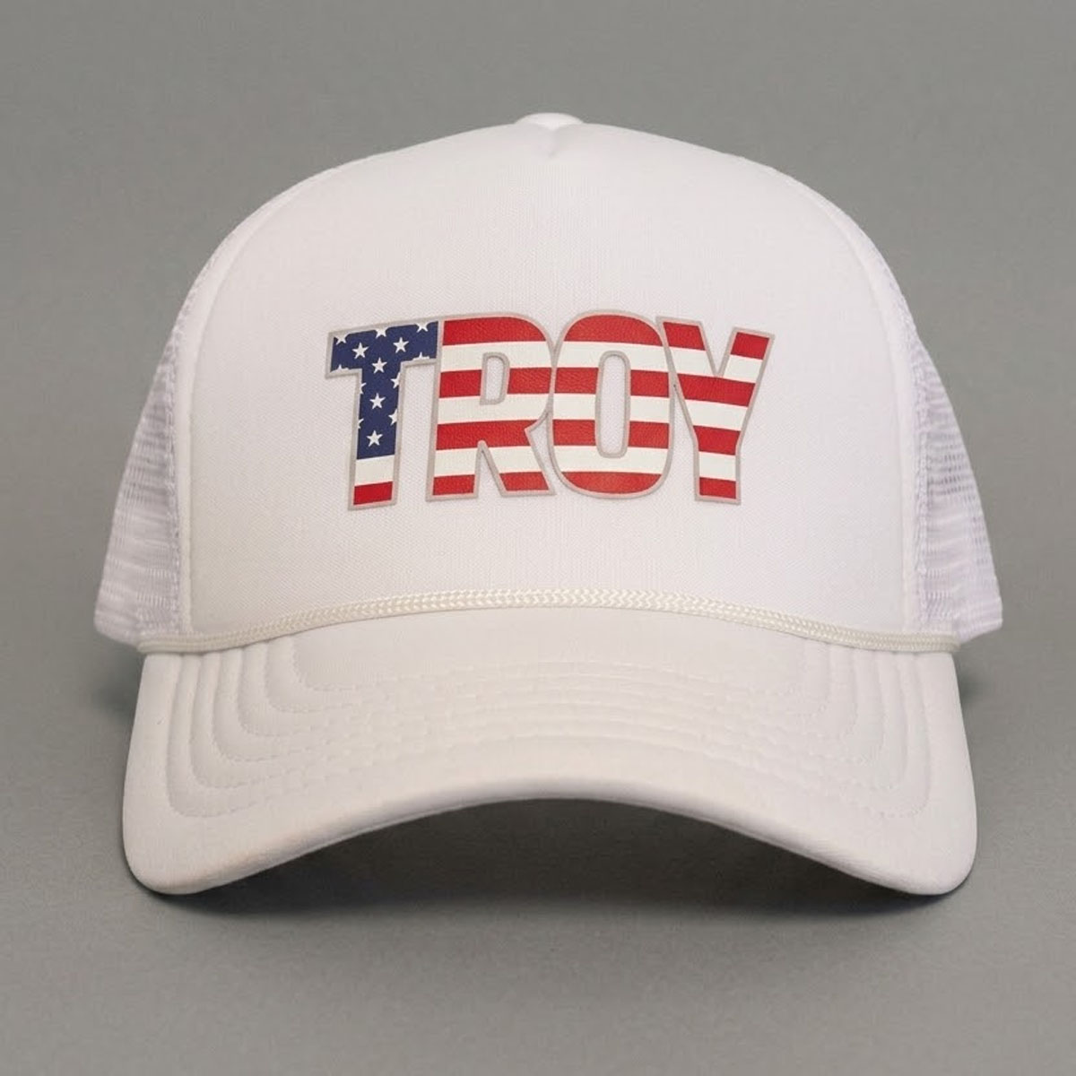 Troy Athletics Patriotic Trucker Hat Troy Athletics Patriotic Trucker Hat