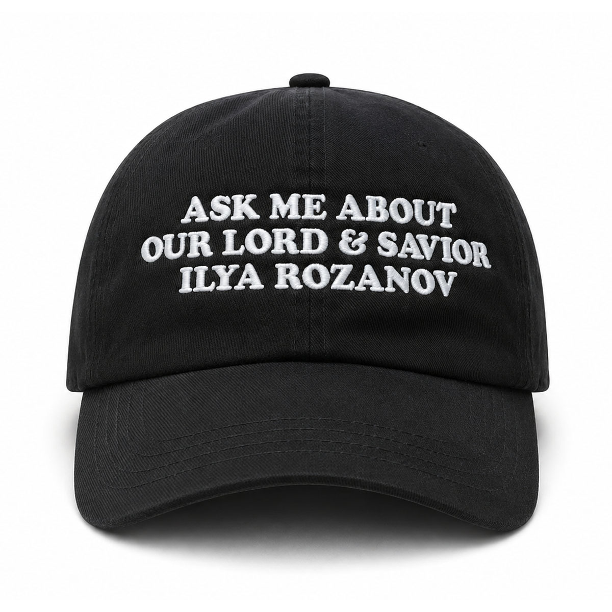 Ask Me About Our Lord & Savior Ilya Rozanov Hat Ask Me About Our Lord & Savior Ilya Rozanov Hat