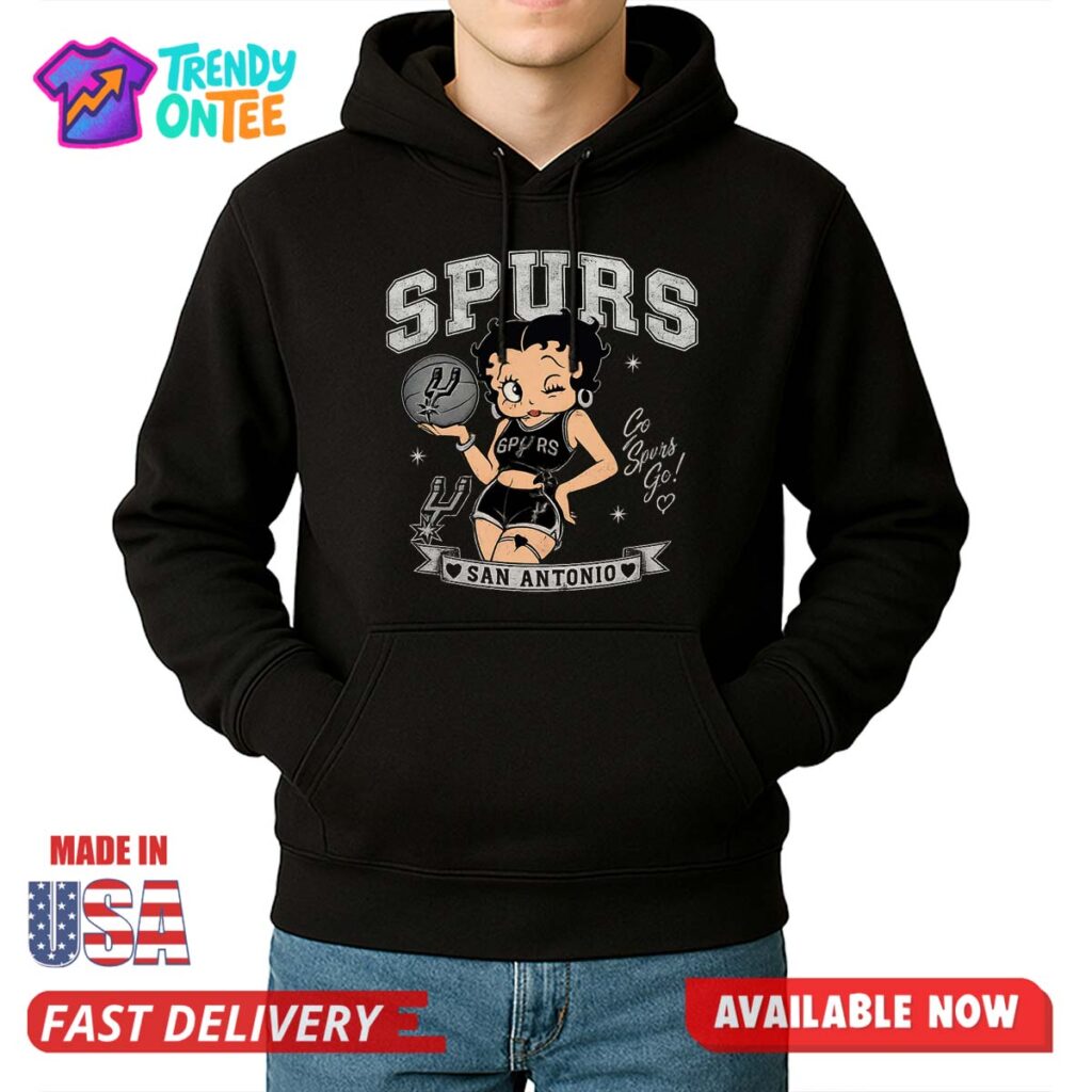 Betty Boop Go Spurs Go Shirt