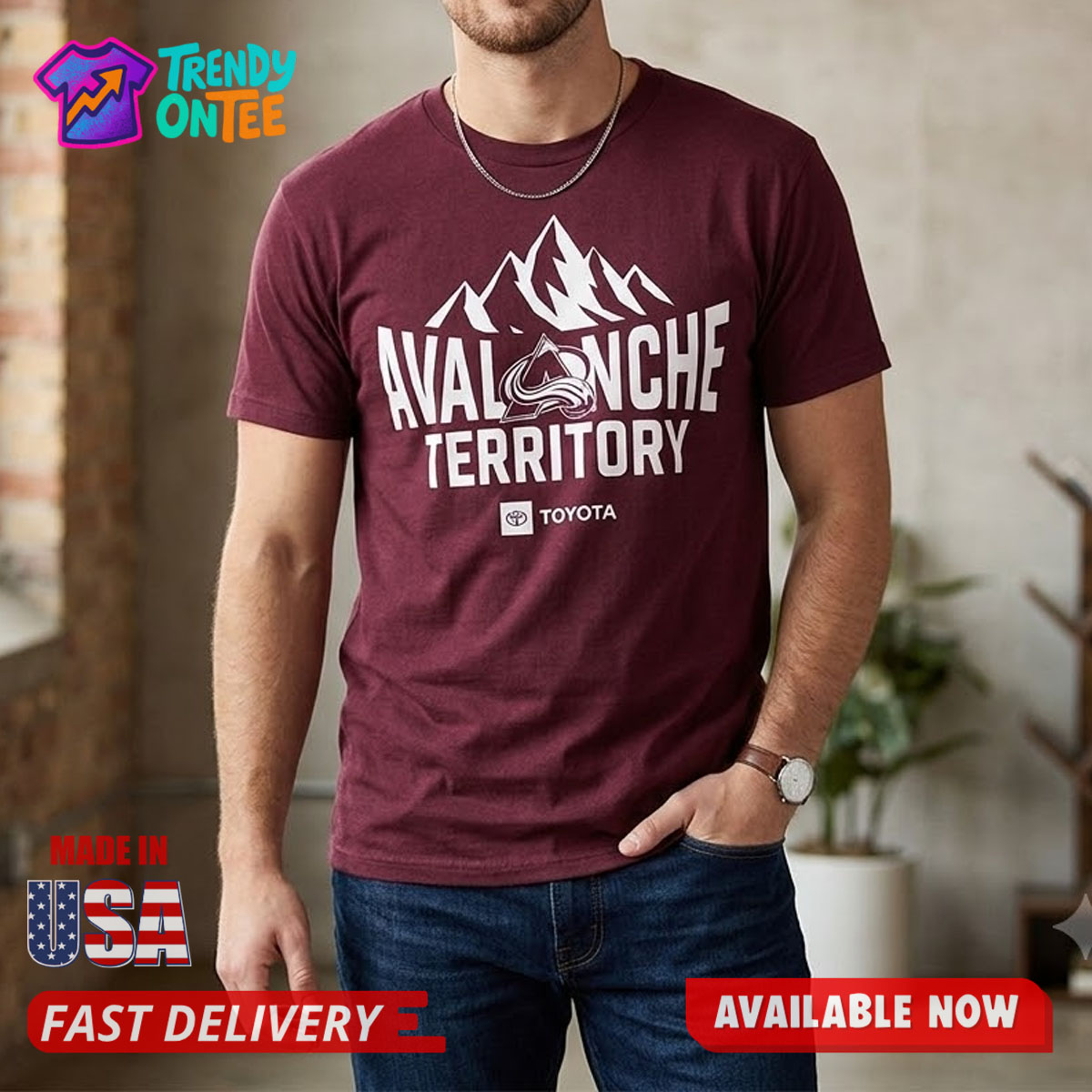 Colorado Avalanche Territory Game Shirt Colorado Avalanche Territory Game Shirt