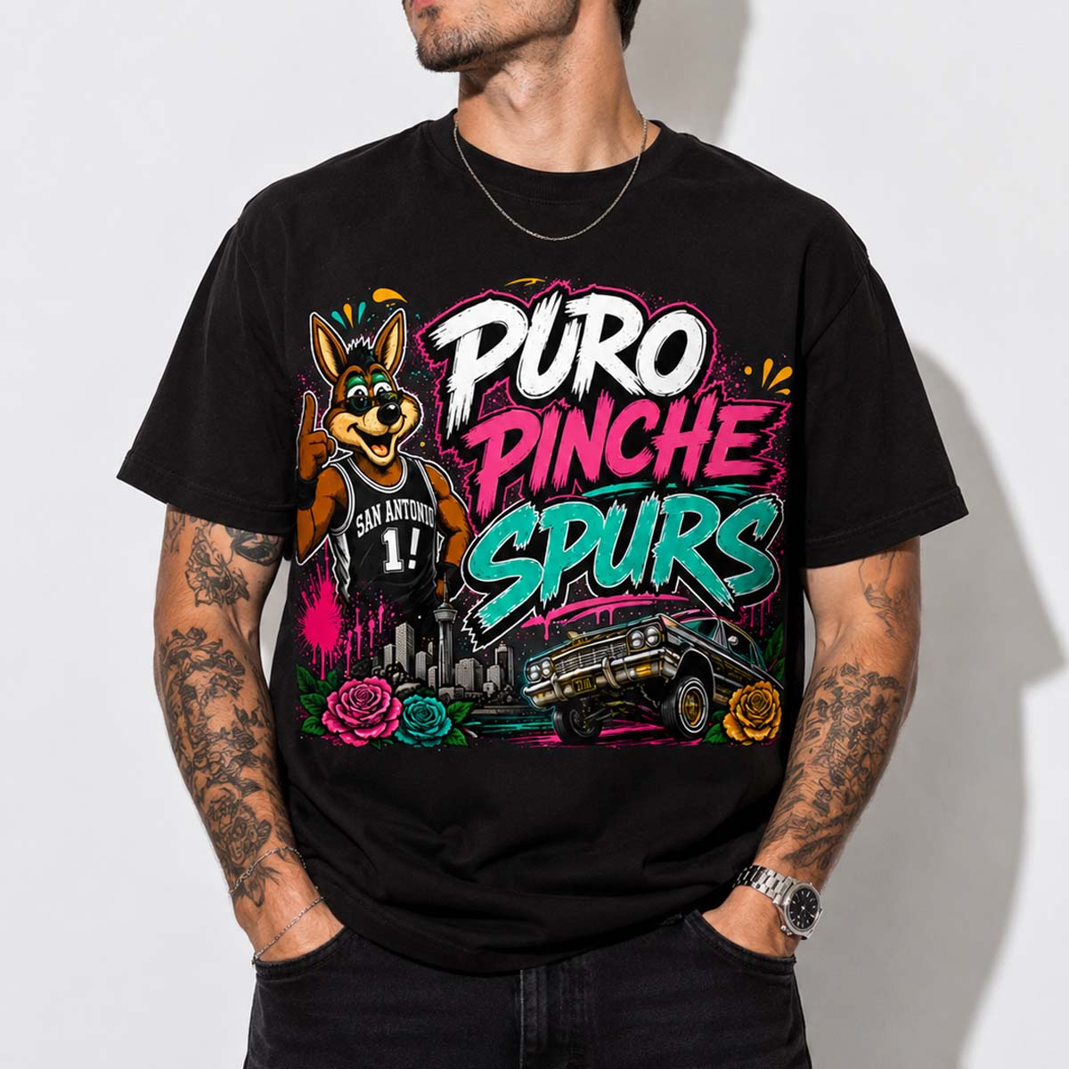 San Antonio Spurs Puro Pinche Spurs Shirt San Antonio Spurs Puro Pinche Spurs Shirt
