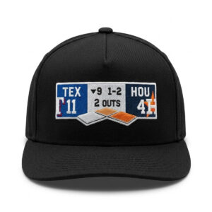 Texas Rangers Vs Houston Astros Scoreboard Hat