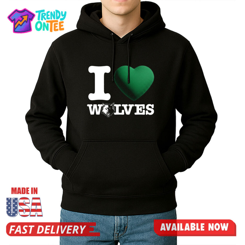 Timberwolves I Heart Wolves Playoffs Shirt