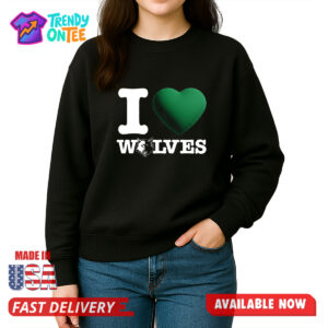 Timberwolves I Heart Wolves Playoffs Shirt