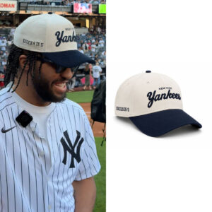 Jalen Brunson New York Yankees Knicks In Hat