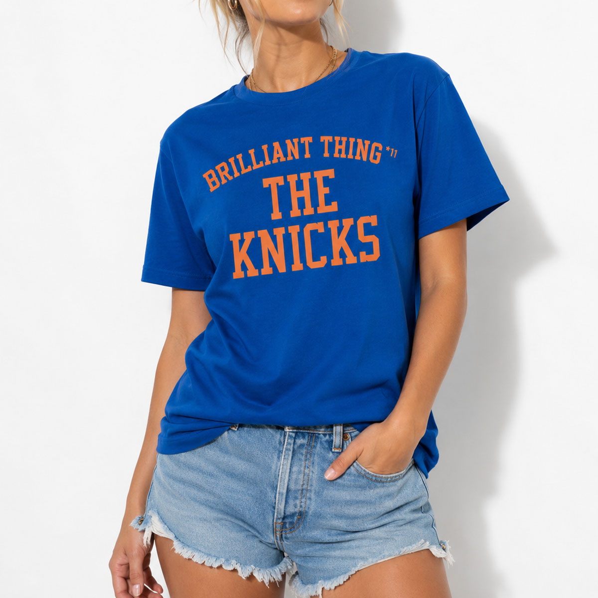 Mariska Hargitay Brilliant Thing The Knicks Shirt Mariska Hargitay Brilliant Thing The Knicks Shirt