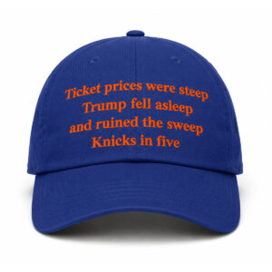 Ticket Prices Were Steep Trump Fell Asleep And Ruined The Sweep NY Team In Five Hat